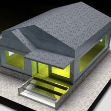 casa da lâmpada arquitetura a habitação decoração brinquedo modelagem arte 3d print model - Mito3D
