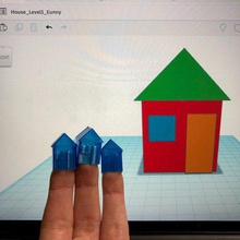 house level1 tinkercad art models miniature home eunny 3d print model - Mito3D