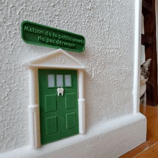 Casa topo casa porta arte giocattolo 3d print model - Mito3D