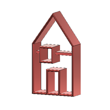 house mold 3d print model - Mito3D