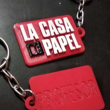 house paper keychain 3d print model - Mito3D