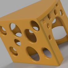 maison rat hamster rongeur animal fromage jaune volière cage Souris 3d print model - Mito3D