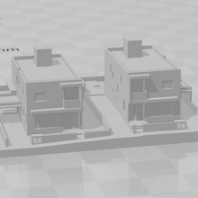 ev yerleşim bina mimari tasarım yüksek detay Kent 3d print model - Mito3D