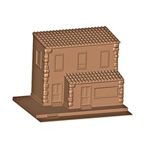 house shop art model models best pack set decorative home door window roof fireplace walls wall garden little coffee street fantasy 3d free download 3d print model - Mito3D