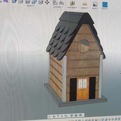 casa pequeno pássaros pássaro Casa passarinho casinha msange pardal carriça ar livre jardim 3D print model - Mito3D