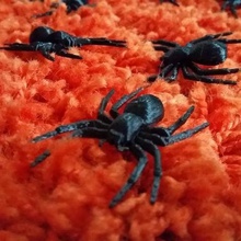 la casa de araña fijo herramienta negro decoración falso halloween goma estándar piezas viuda La impresión en 3d 3d print model - Mito3D