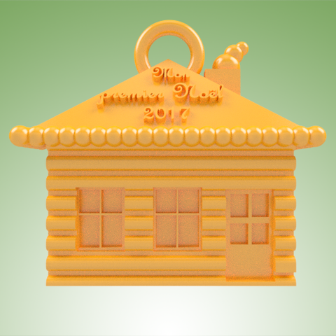casa de azúcar en la mpn navidad impresion 3d decoración hogar 3D print model - Mito3D