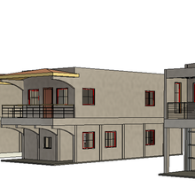 houses architecture living design house 3d print model - Mito3D