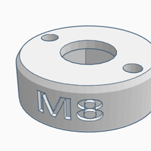 housing m8 nut - axis tool 3d print model - Mito3D