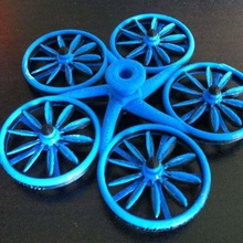hover craft inspirado girar la parte superior juego juguetes mecánicos de juguete en el experimento los globos aire impulsado 3d print model - Mito3D
