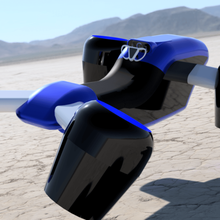 passez quad v2 divers l'avenir sci-fi gratuite aéroglisseur jouet 3d print model - Mito3D
