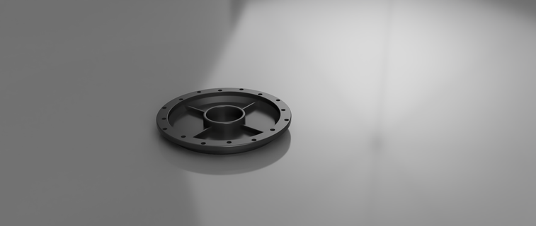 uçan kaykay tekerlek hub 3d print model - Mito3D