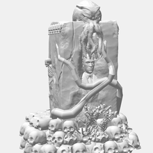 Howard Phillips Lovecraft Monolith Skulptur Felsen hp cthulhu Tintenfisch Tentakel 3d print model - Mito3D
