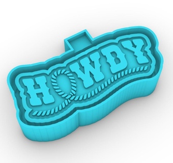 howdy 3 - freshie mold silicone box 3d model molding mould stl make manufacture molds boxes 3d print model - Mito3D