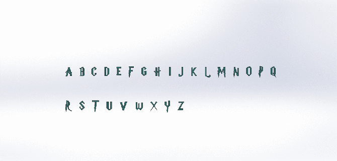hp alfabeto Hogwarts eredità Harry vasaio calligrafia 3d print model - Mito3D