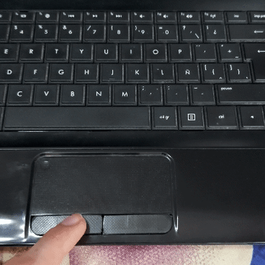 hp notebook touchpad button gadget laptop keypad button hp notebook 3D print model - Mito3D