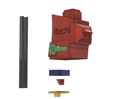 hpa glock aap01 adaptateur mp5 glock17 glock19 airsoft g17 g18 détourner Marui tm 3d print model - Mito3D