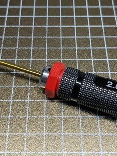 hrb hex driver screwdriver collar tools hexdriver removable norool 3d print model - Mito3D