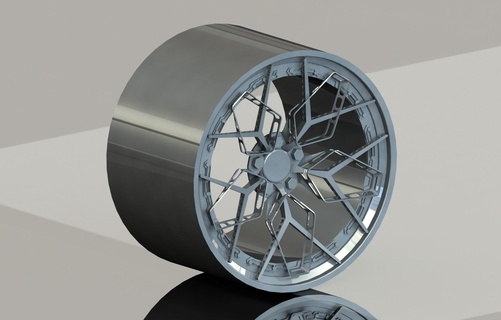 hre 3d+ arte brinquedo quente rodas hotwheels aros pneu 1 64 escala 3d print model - Mito3D