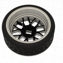 hre tech 7 rtr minz awd 22mm wheels game rc drift 1 24 mini 3d print model - Mito3D