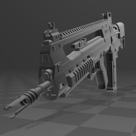 hs produkt vhs2 verschiedene gun Kroatien die nato ist 556x45mm Feuerwaffe assault rifle 3D print model - Mito3D