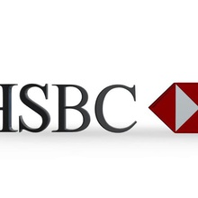 hsbc logo moda boutique brand abbigliamento il design modello shop store carattere emblema stile modelli simbolo di lusso accessori elegante tendenza logotipe logotipo stampa stampabile 3d print model - Mito3D