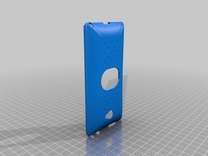htc 8x thin case 3d print model - Mito3D