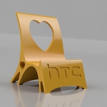 htc Telefon Stand Gadget Desktop Handy Mobiltelefon Smartphone Halter Unterstützung 3d print model - Mito3D