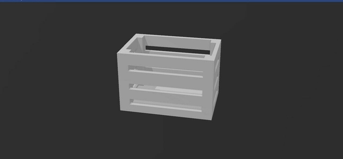 huacal caixa madeira 3d print model - Mito3D