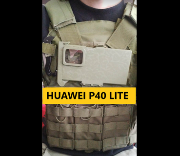 huawei p40 lite armor plate carrier phone mount Gadget molle samsung s20 paintball airsoft gun military iphone xiaomi s22 ultra juggernaut case 13 3d print model - Mito3D