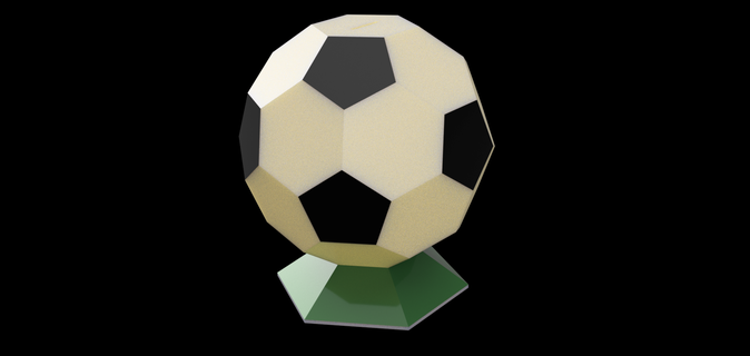 hucha ball piggy bank ball  3d print model - Mito3D