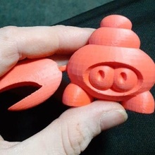 huckit crab toy mario figure 3d print model - Mito3D