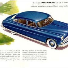 1952 hudson pacemaker 4 Kapılı sedan oyun 1951 1953 1954 50 60 Amerikan arabası araba kapı husdon kalp pili araç 3d print model - Mito3D