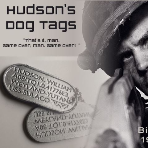 hudsons dog tags vários 3D print model - Mito3D