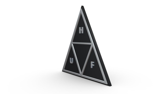 huf Logo Boutique Marke Geschäft Emblem Stil Symbol Luxus Mode Zubehör stilvoll Trend 3d print model - Mito3D