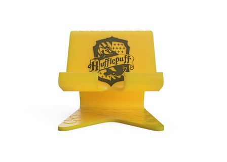 hufflepuff Harry alfarero célula teléfono estante soporte 3d print model - Mito3D