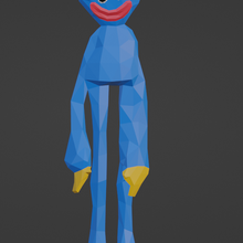 huggy wuggy poly 3d print model - Mito3D