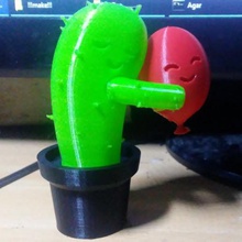 huging cacto a arte criaturas o dia dos namorados valentine brinquedos planta abraçando presente criatura cactus 3d print model - Mito3D
