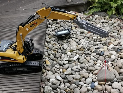 huina 580 amewi crane modul excavator 3d print model - Mito3D