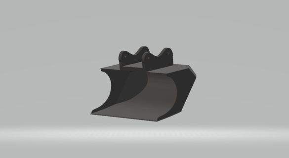 huina jamara double grading bucket engcon 3d print model - Mito3D