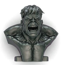 Hulk kuvvetli komik çizgi roman haçlı adam mini Süper süper kahraman masaüstü oyunlar hayret büst aksiyon 3d print model - Mito3D