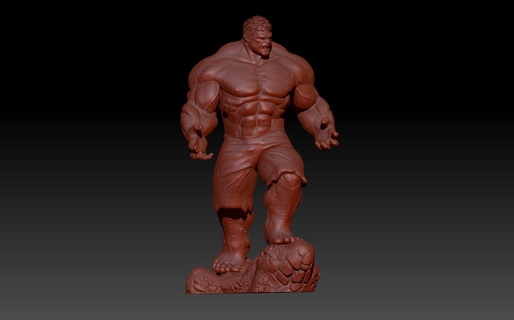 hulk arte hulk meraviglia comico 3d print model - Mito3D