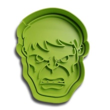 hulk cookie cutter cutting the incredible holk halk marvel 3d print model - Mito3D