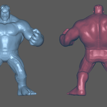 Hulk hayret Süper kahraman gama vengdores afiş 3d print model - Mito3D