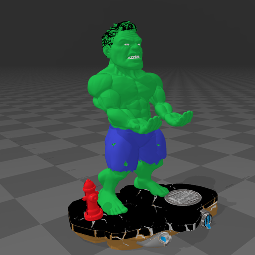 hulk 3D print model - Mito3D