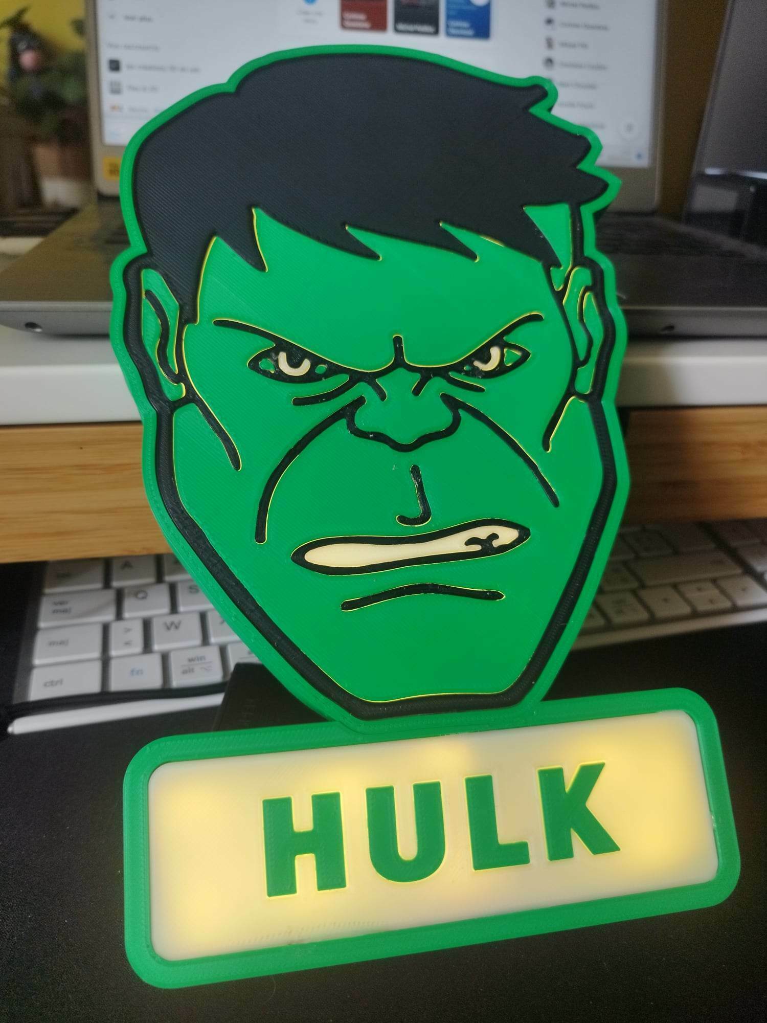 Hulk intikamcı hayret 3D print model - Mito3D