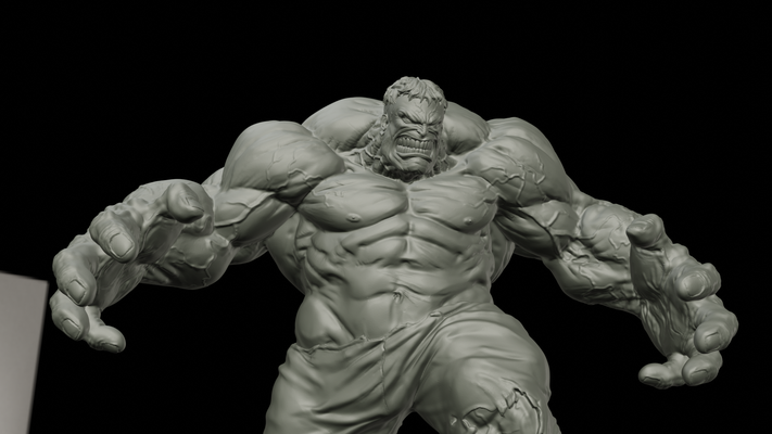 ponton hulk jeu jouet hight poly vengeur homme araignée thor merveille jeux incroyable dc comicom 3dprint imprimable 3d print model - Mito3D