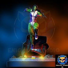 hulk fan arte 3d print model - Mito3D