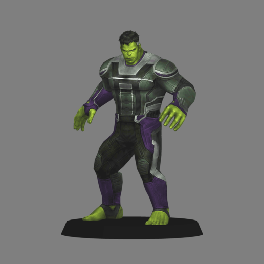 hulk - smart avengers endgame 3d print marvel mcu model low poly bruce banner 3D print model - Mito3D