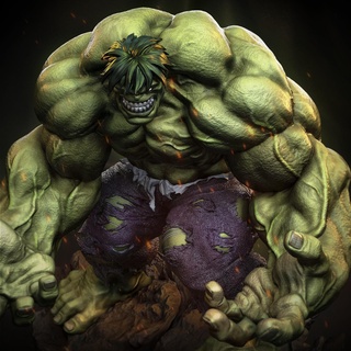 Hulk 3d Yazdır hayret kahraman süper işaret Demir Adam sert mutasyon parçalamak şekil vermek 3dprint Hulkbuster yok etmek kırdı Süper 3d print model - Mito3D